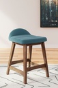 Lycott Counter Height Bar Stool Blue