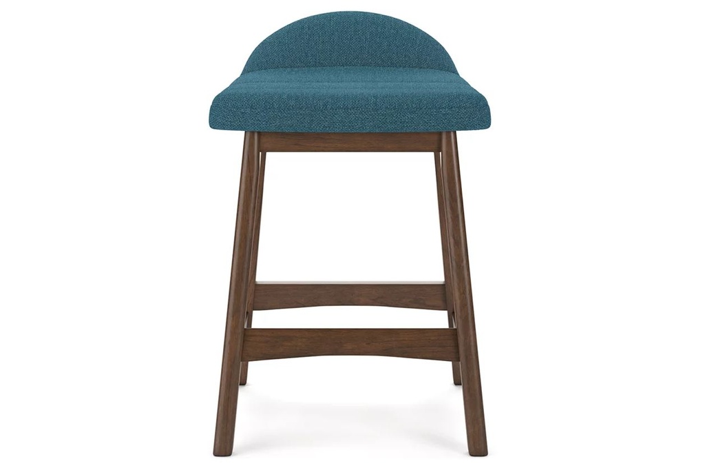 Lycott Counter Height Bar Stool Blue