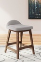 Lyncott Counter Height Bar Stool Ivory