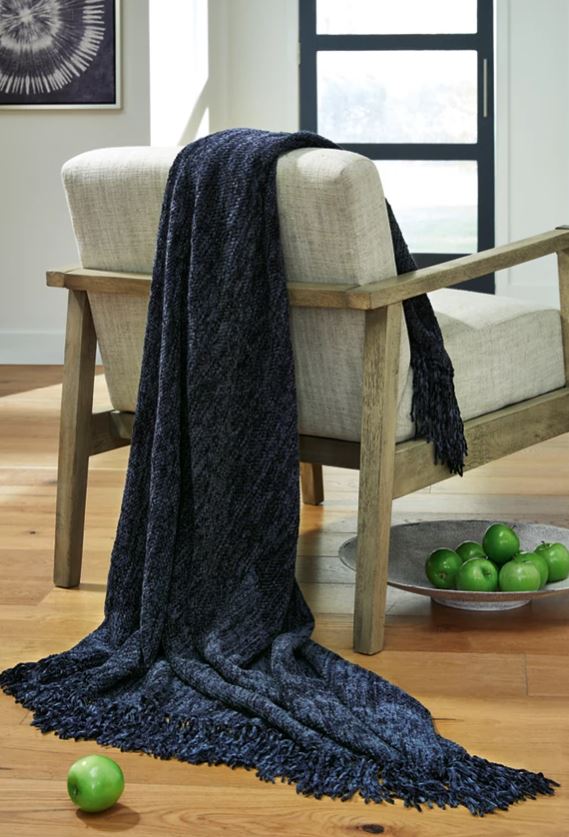 Tamish Navy Throw