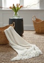 Tamish Cream Throw