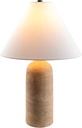 Agate Travertine Table Lamp 24in