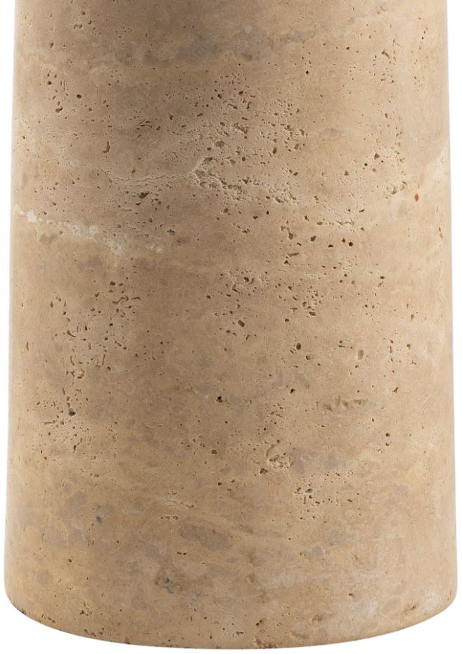 Agate Travertine Table Lamp 24in