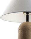 Agate Travertine Table Lamp 24in