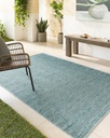 Terrace Green Indoor Outdoor Rug 5x7