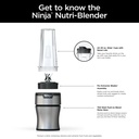Ninja Nutri-Blender Plus Compact Personal Blender  with To-Go Cups, Spout Lids and Storage  Lid