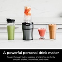 Ninja Nutri-Blender Plus Compact Personal Blender  with To-Go Cups, Spout Lids and Storage  Lid