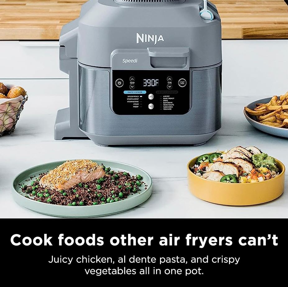 Ninja Speedi Rapid Cooker & Air Fryer, 6 Quart, 12-in-1