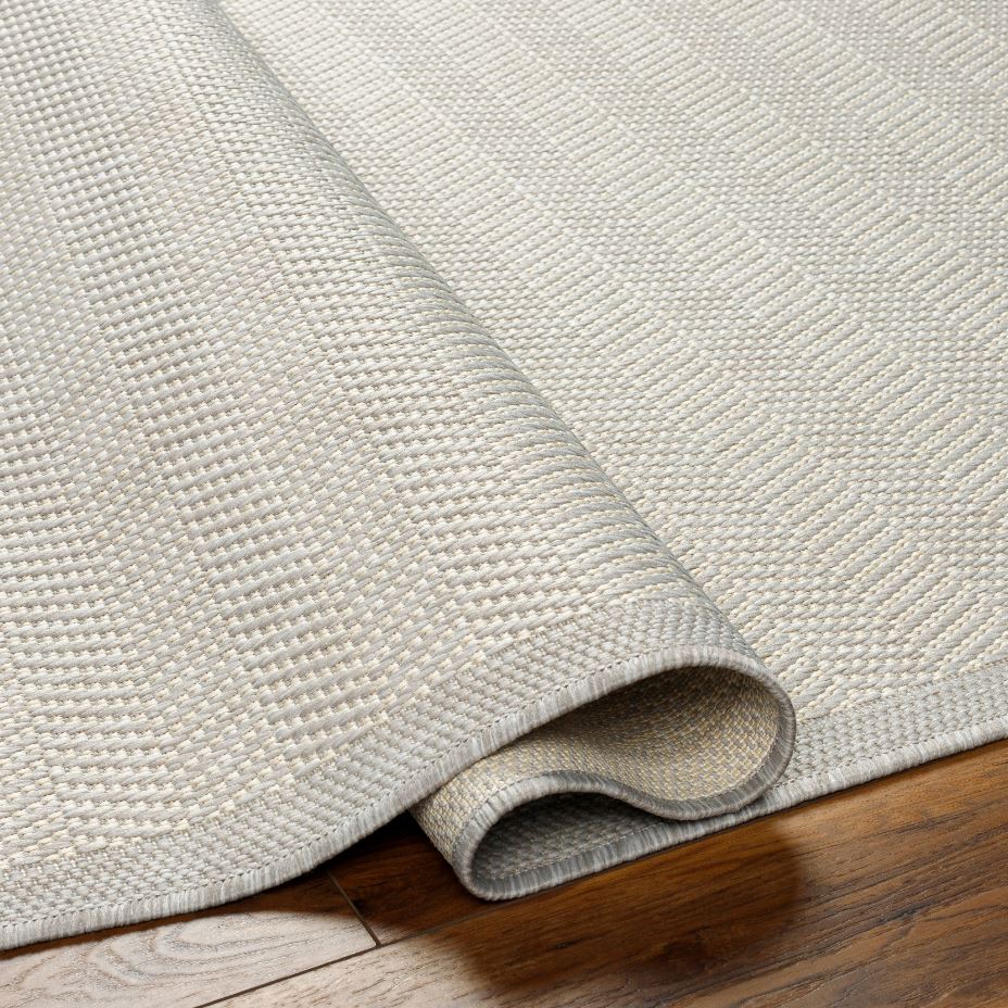 Ravello Light Grey Indoor Outdoor Rug 5x7