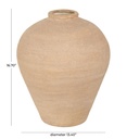 Terracotta Vase 17in