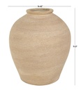 Terracotta Vase 11in
