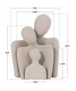 Ceramic Family Figurine Set of 3