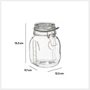 Jarro Glass Jar 0.75L