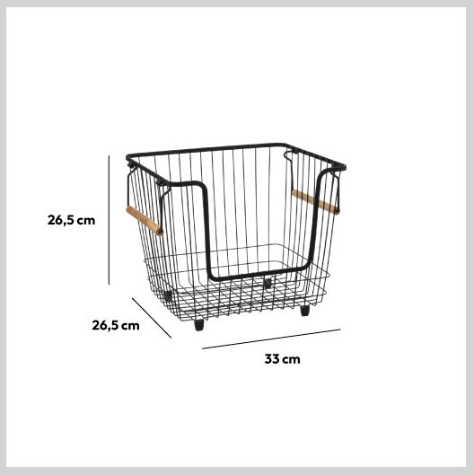 Stackable Pantry Basket Large