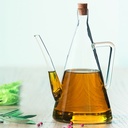 Triangle Glass Oil / Vinegar Cruet 0.5L