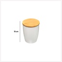 Ceramic Jar with Bamboo Lid 0.85L