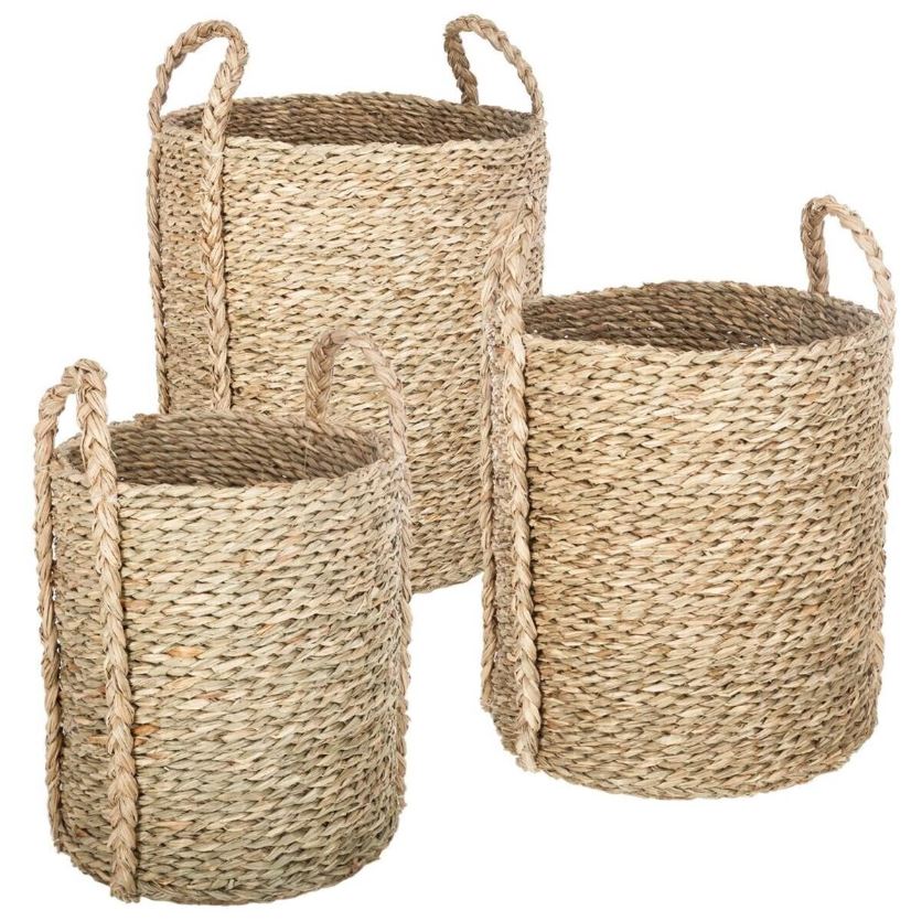 Killian Natural Round Basket Medium