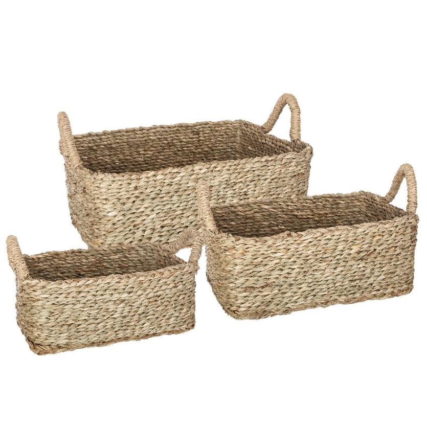 Killian Natural Square Basket Small