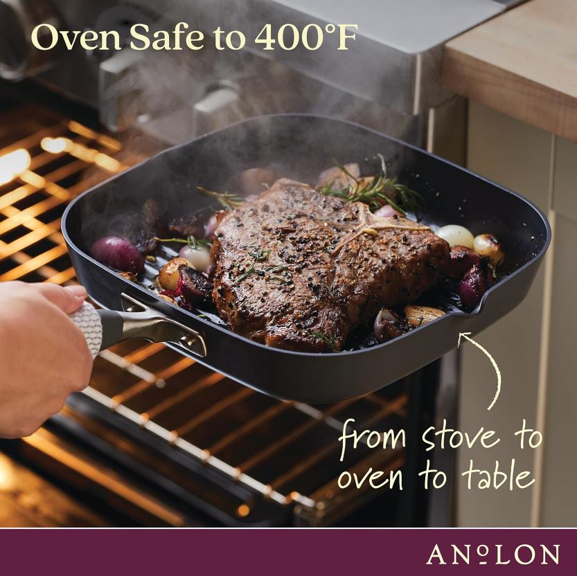 Anolon Advanced Square Grill Pan 11in