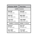 Cappa Double Rod 120-180 inch Black