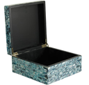 Blue Mother Of Pearl Box Large