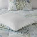 Kiawah Island 6 Piece Oversized Cotton Queen Comforter Set with Throw Pillow