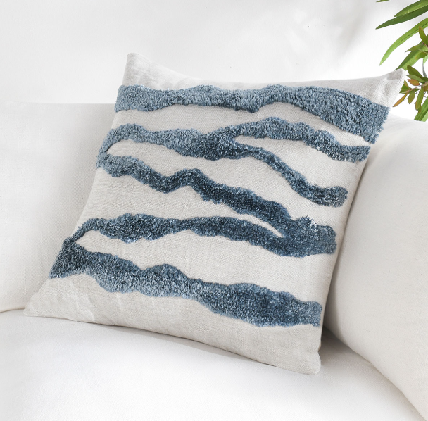 Passage Capri Blue Pillow 22in