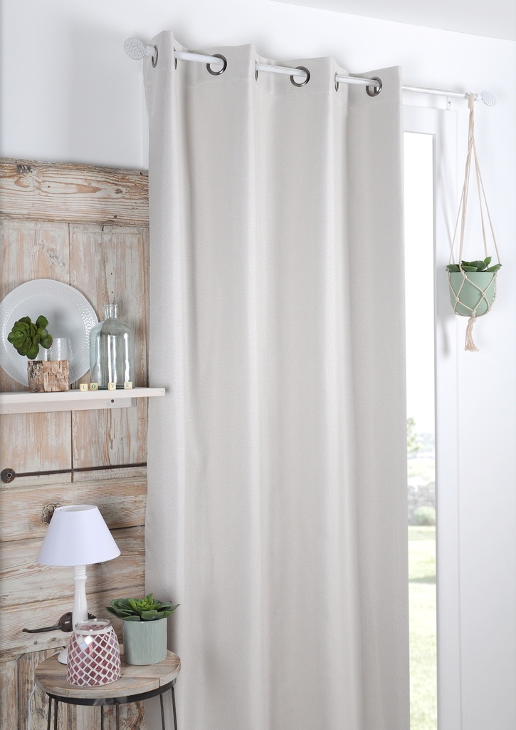 Capenhagen Blackout  Panel 102in Cream