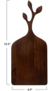 Branch Acacia Wood Serving Board 15.5in