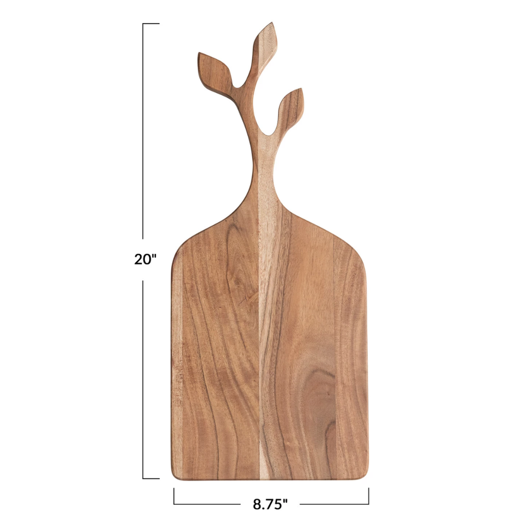 Branch Acacia Wood Serving Board 20in