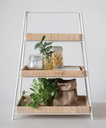 Metal and Wood 3-Tier Tray 26in