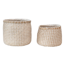 Round Seagrass Baskets Lg