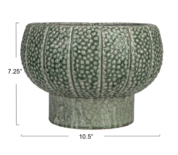 Terracotta Footed Planter 10in