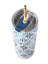 Lenox Blue Bay Ikat Print Insulated Tumbler 