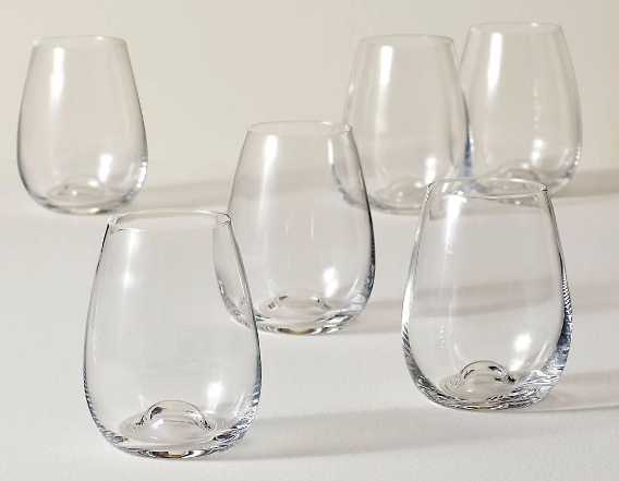 Lenox Tuscany Stemless Wine Glass Set of 6