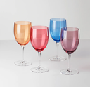 Oneida True Colors Wine Glass Set of 4