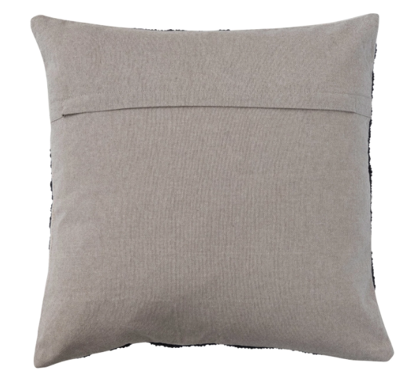 Tufted Pillow with Lines 18in