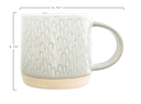 Grey Textured Stoneware Mug Assorted