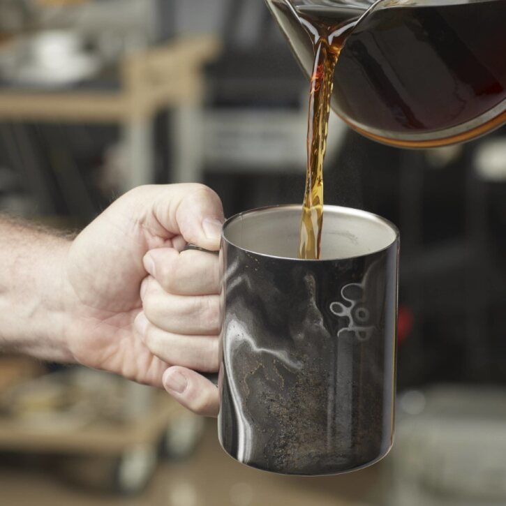 Geo Coffee Mug 16oz Black
