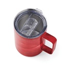 Geo Coffee Mug 16oz Red