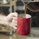 Geo Coffee Mug 16oz Red