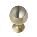 Metal Balloon Wine Glass 12oz Gold Set of 4