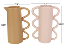 Ceramic Glazed Vase 10in