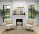 MOP Hourglass Accent Table 19in