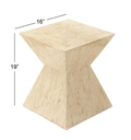 MOP Hourglass Accent Table 19in