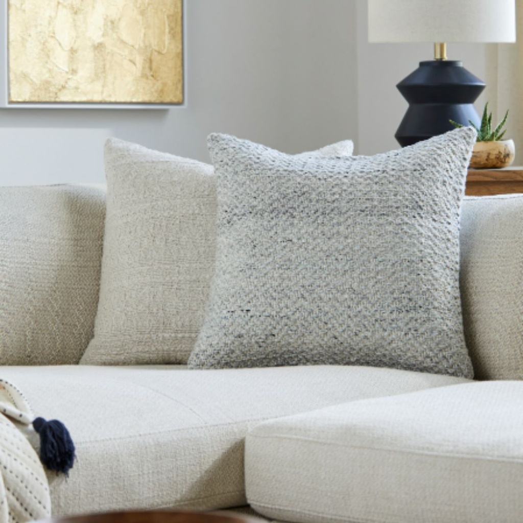 Objective Light Gray Pillow 20in