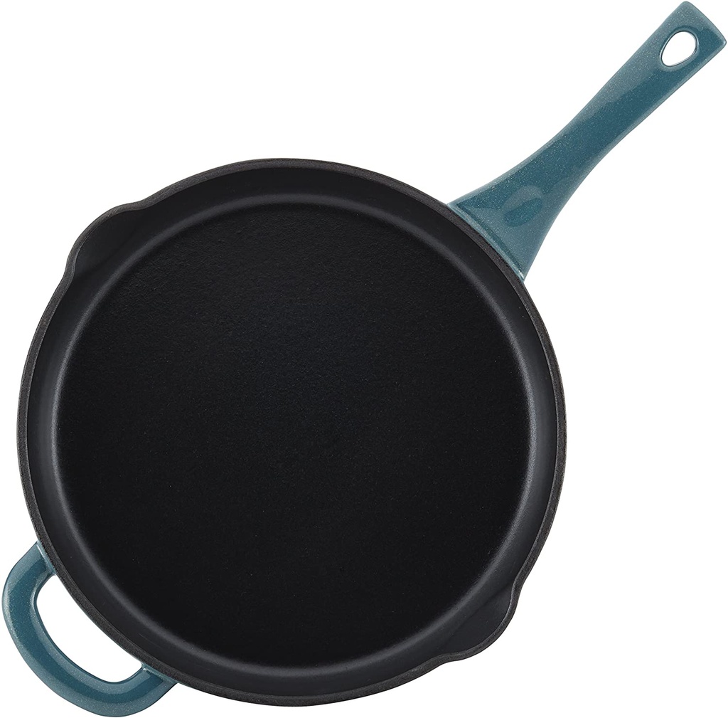 Ayesha Cast Iron Skillet Blue 10 Inch
