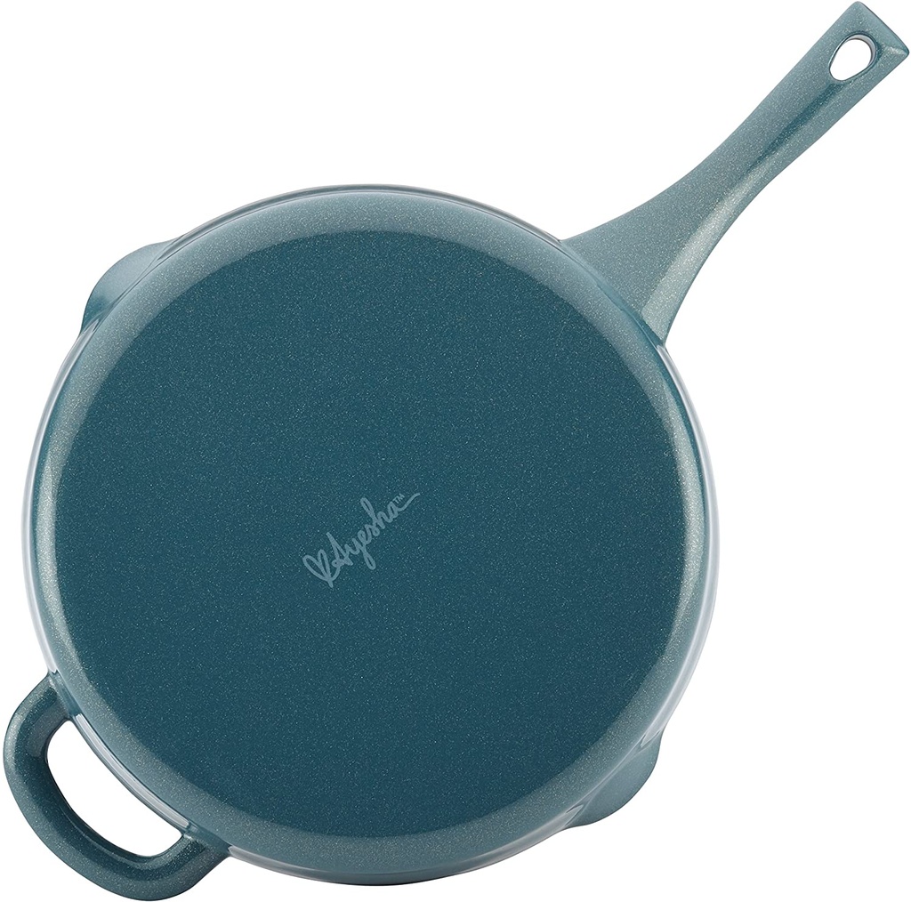 Ayesha Cast Iron Skillet Blue 10 Inch