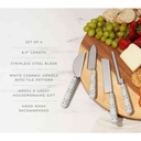 Tiles Cheese Knife Set 4pc
