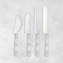 Tiles Cheese Knife Set 4pc